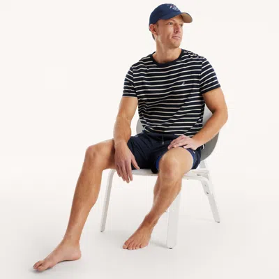 Nautica Mens 6" Quick-dry Swim In Blue