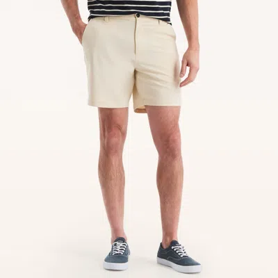 Nautica Mens 7" Performance Short In Beige