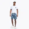 Nautica Mens 7" Pull-on Printed Boardwalk Short In Multi