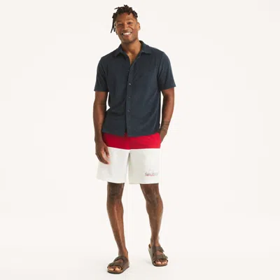 Nautica Mens 8.5" Board Quick-dry Swim In Animal Print