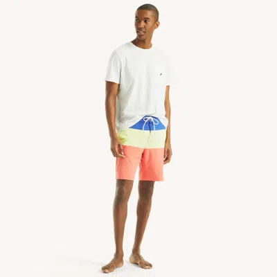 Nautica Mens 8.5" Board Quick-dry Swim In Multi