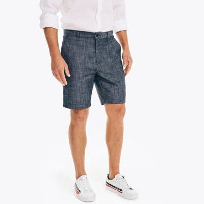 Nautica Mens 8.5" Chambray Short In Multi