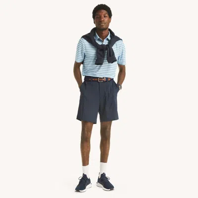 Nautica Mens 8.5" Navtech Slim Fit Short In Blue