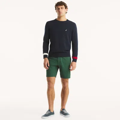 Nautica Mens 8.5" Stretch Deck Short In Green