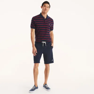 Nautica Mens 9" Panel Short In Blue