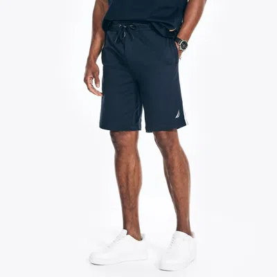 Nautica Mens 9" Terry Short In Blue