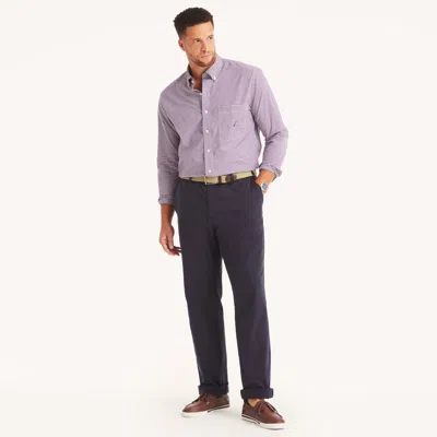 Nautica Mens Big & Tall Classic Fit Deck Pant In Blue