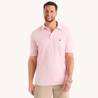 Nautica Mens Big & Tall Classic Fit Polo In Pink