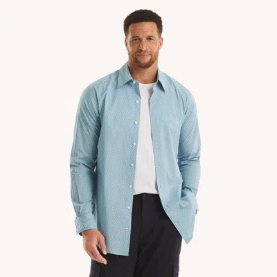 Nautica Mens Big & Tall Classic Fit Printed Shirt In Multi