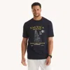 Nautica Mens Big & Tall International Challenge Graphic T-shirt In Black