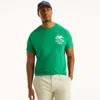 Nautica Mens Big & Tall Marine Life Graphic T-shirt In Multi