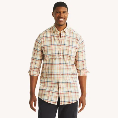 Nautica Mens Big & Tall Plaid Shirt In Multi