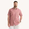 Nautica Mens Big & Tall Plaid Short-sleeve Shirt In Blue