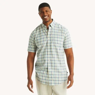 Nautica Mens Big & Tall Plaid Short-sleeve Shirt In Multi