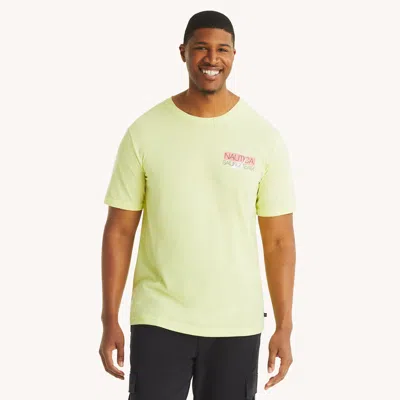 Nautica Mens Big & Tall Sailing Regatta Graphic T-shirt In Multi