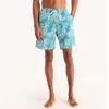 Nautica Mens Big & Tall Sustainably Crafted 8" Printed Quick-dry Swim In Multi