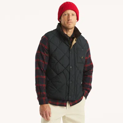 Nautica Mens Big & Tall Tempasphere Quilted Utility Vest