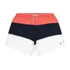 Nautica Mens Big & Tall Tri-block Quick-dry Swim In Multi