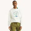 Nautica Mens Boat Embroidered Sweatshirt In Multi