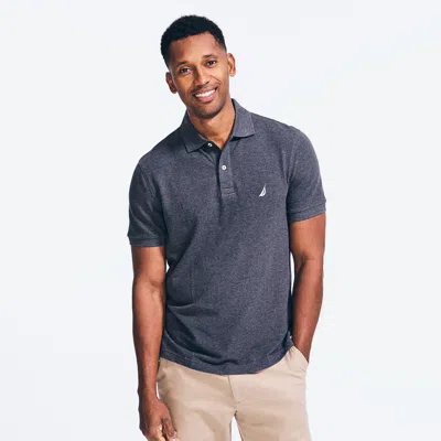 Nautica Mens Classic Fit Deck Polo In Grey
