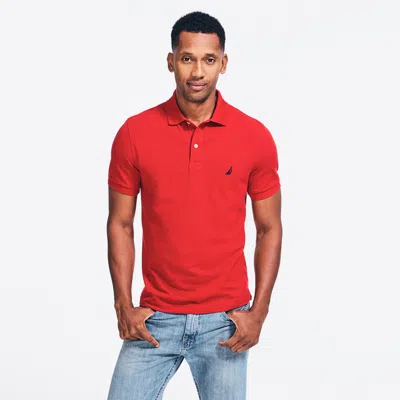 Nautica Mens Classic Fit Deck Polo In Multi