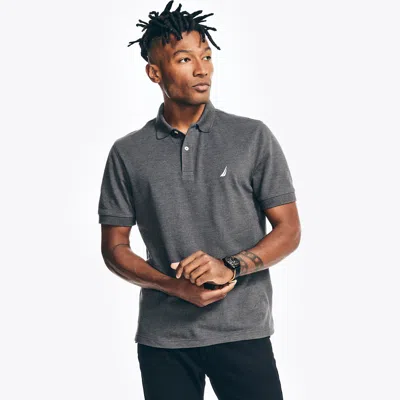 Nautica Mens Classic Fit Heather Deck Polo In Pink