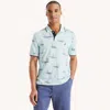 Nautica Mens Classic Fit Printed Polo In Multi