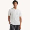 Nautica Mens Classic Fit Shadow Stripe Polo