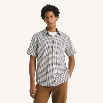 Nautica Mens Classic Fit Short-sleeve Plaid Shirt In Multi