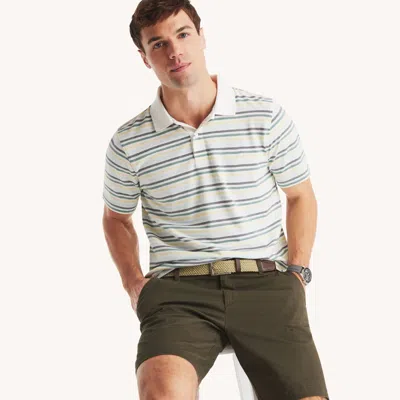 Nautica Mens Classic Fit Striped Polo In Multi