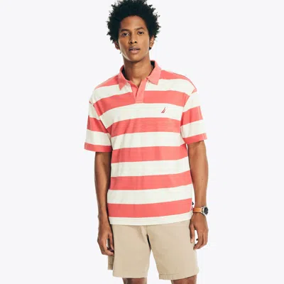 Nautica Mens Classic Fit Striped Polo In Multi