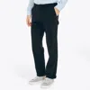 Nautica Mens Classic Fit Twill Pant In Black
