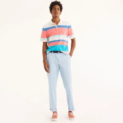 Nautica Mens Classic Fit Twill Pant In Blue