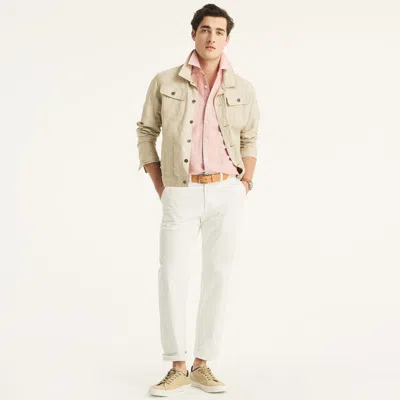 Nautica Mens Classic Fit Twill Pant In White