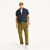 Nautica Mens Classic Fit Wrinkle-resistant Printed Short-sleeve Shirt In Blue