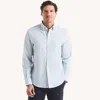 Nautica Mens Classic Fit Wrinkle-resistant Striped Shirt