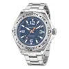 NAUTICA MENS CLEARWATER BEACH RECYCLED STAINLESS STEEL 3-HAND WATCH