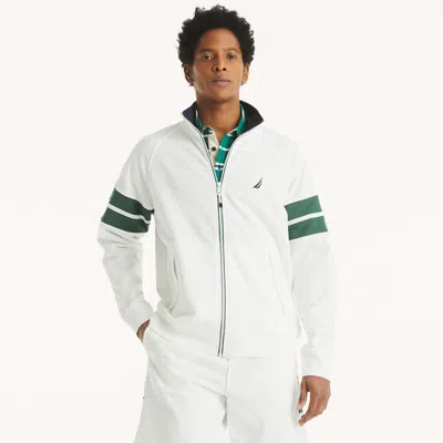 Nautica Mens Colorblock Raglan Sleeve Jacket