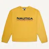 Nautica Mens Competition '90's Reissue Sweatshirt In Gold