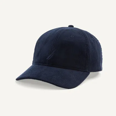 Nautica Mens Corduroy Cap In Blue