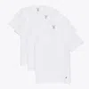 Nautica Mens Crew T-shirts, 3-pack In White