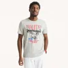 Nautica Mens Eagle Graphic T-shirt In Grey