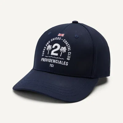 Nautica Mens Embriodered Baseball Cap In Blue