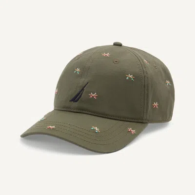 Nautica Mens Embroidered Cap In Multi