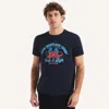 Nautica Mens Fighting Crab Graphic T-shirt In Multi