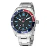 Nautica Mens Finn World Stainless Steel Watch In Multi
