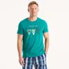 Nautica Mens Flag Graphic T-shirt In Multi