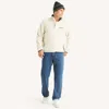 Nautica Mens Flat-front Denim Deck Pant In Blue
