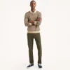 Nautica Mens Flat-front Performance Pant In Black
