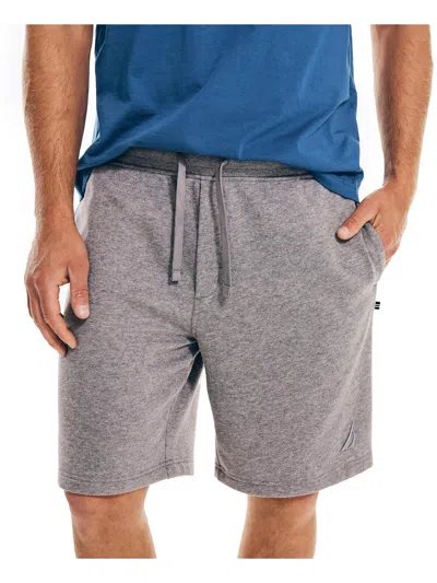 Nautica Mens Fleece Classic Fit Shorts In Blue